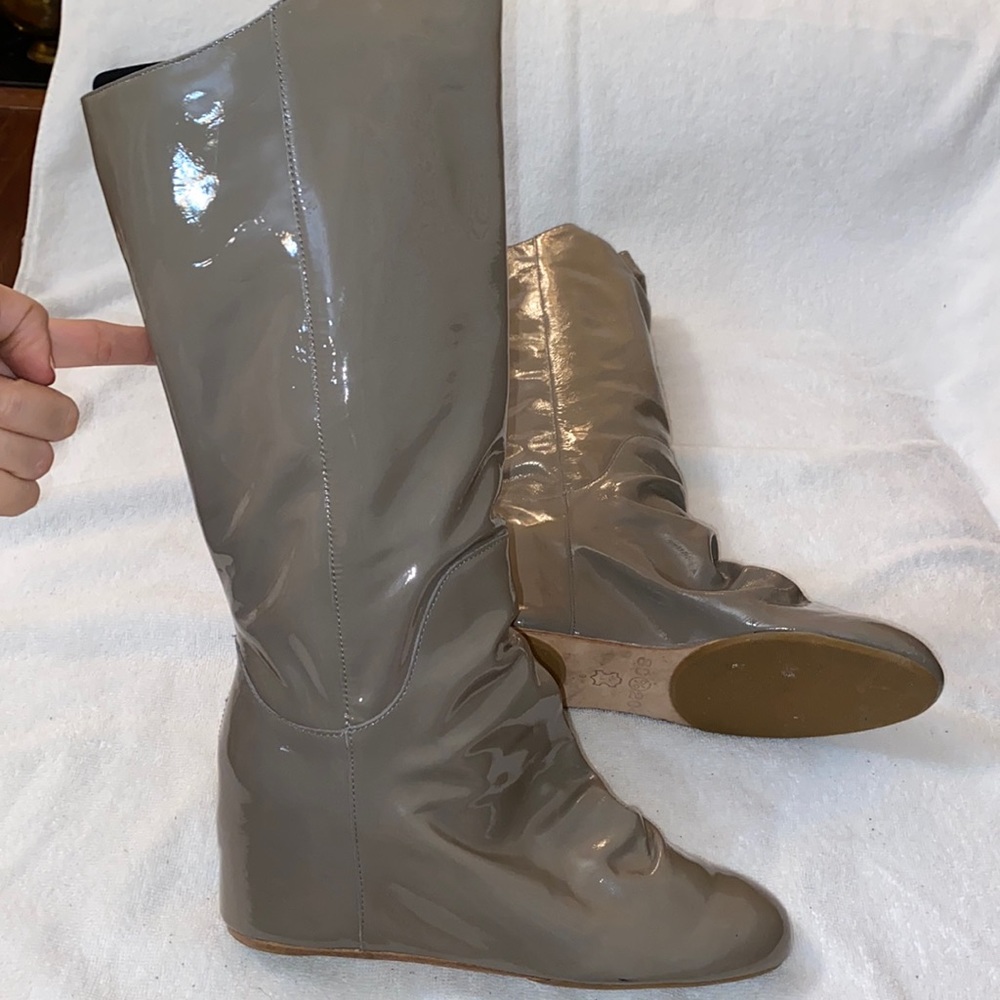 Genuine patent leather 80%20 boots